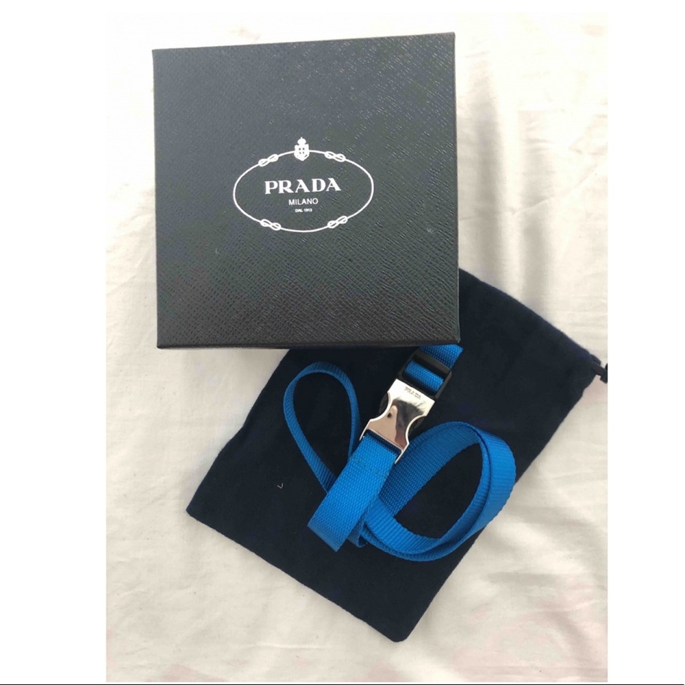 Prada thin belt
